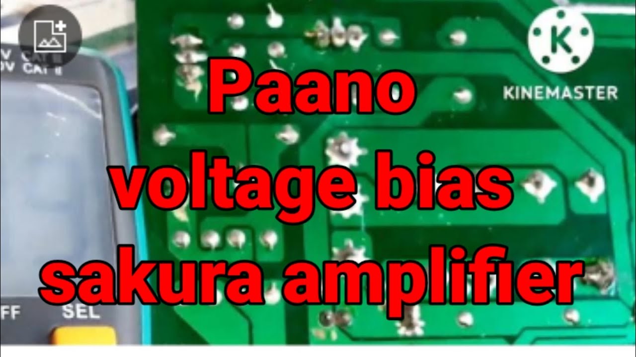 Voltage bias sakura, Conzert amplifier.