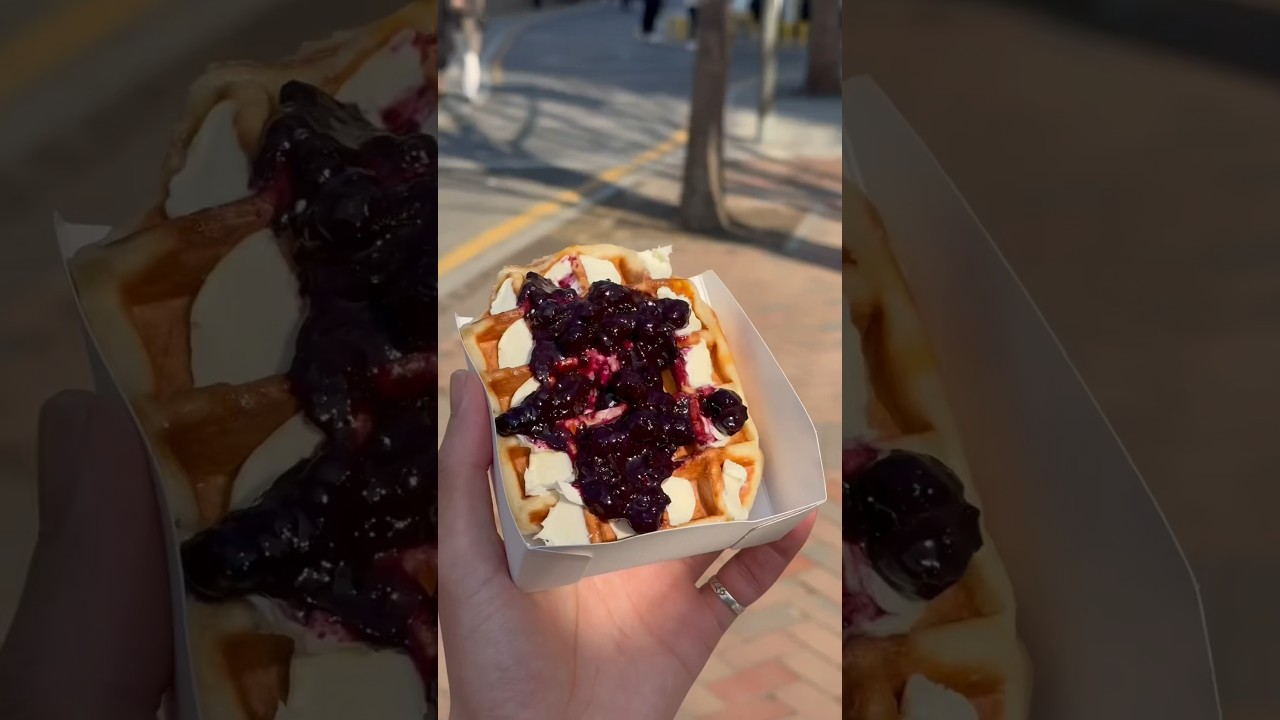 the best waffles in south korea