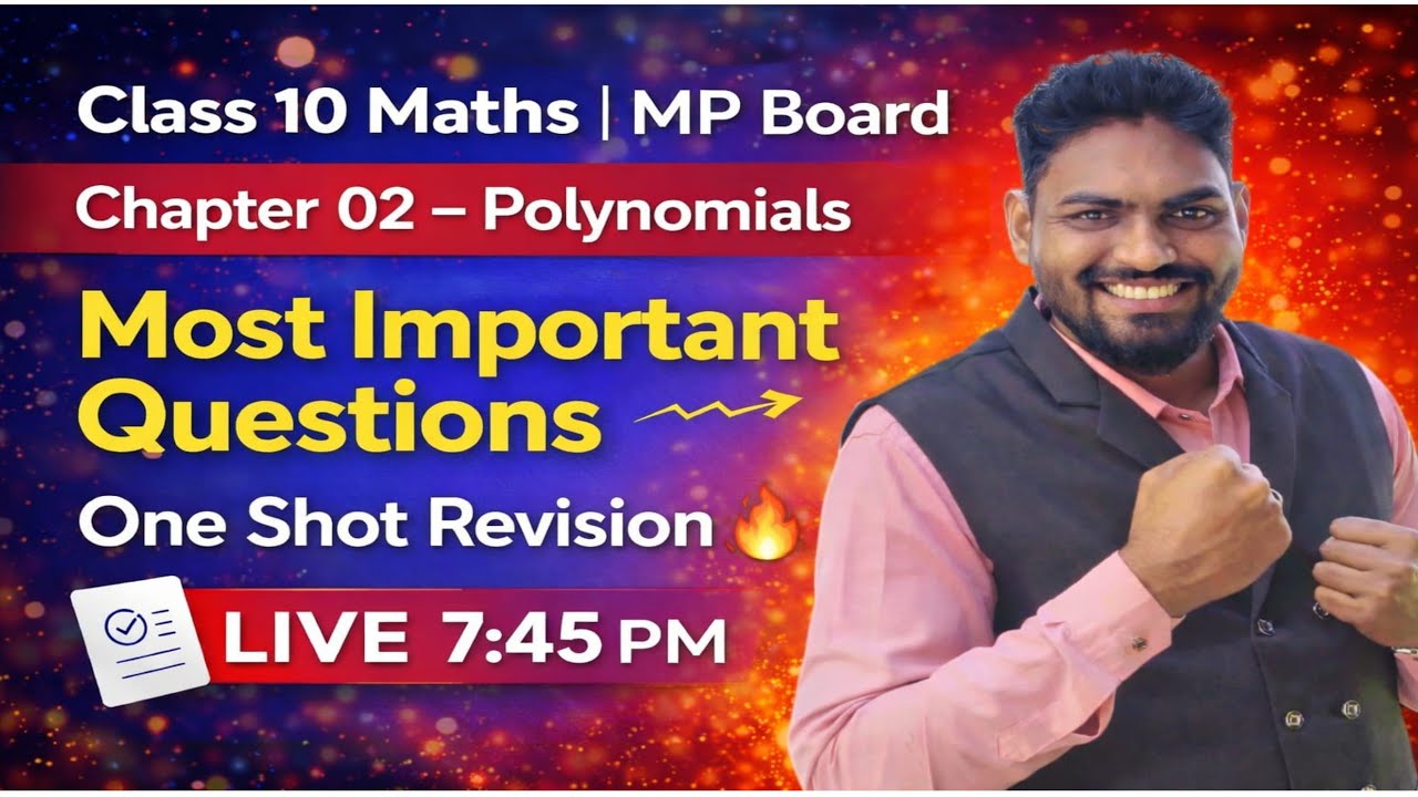 polynomial ch 02 10th maths IMP shot