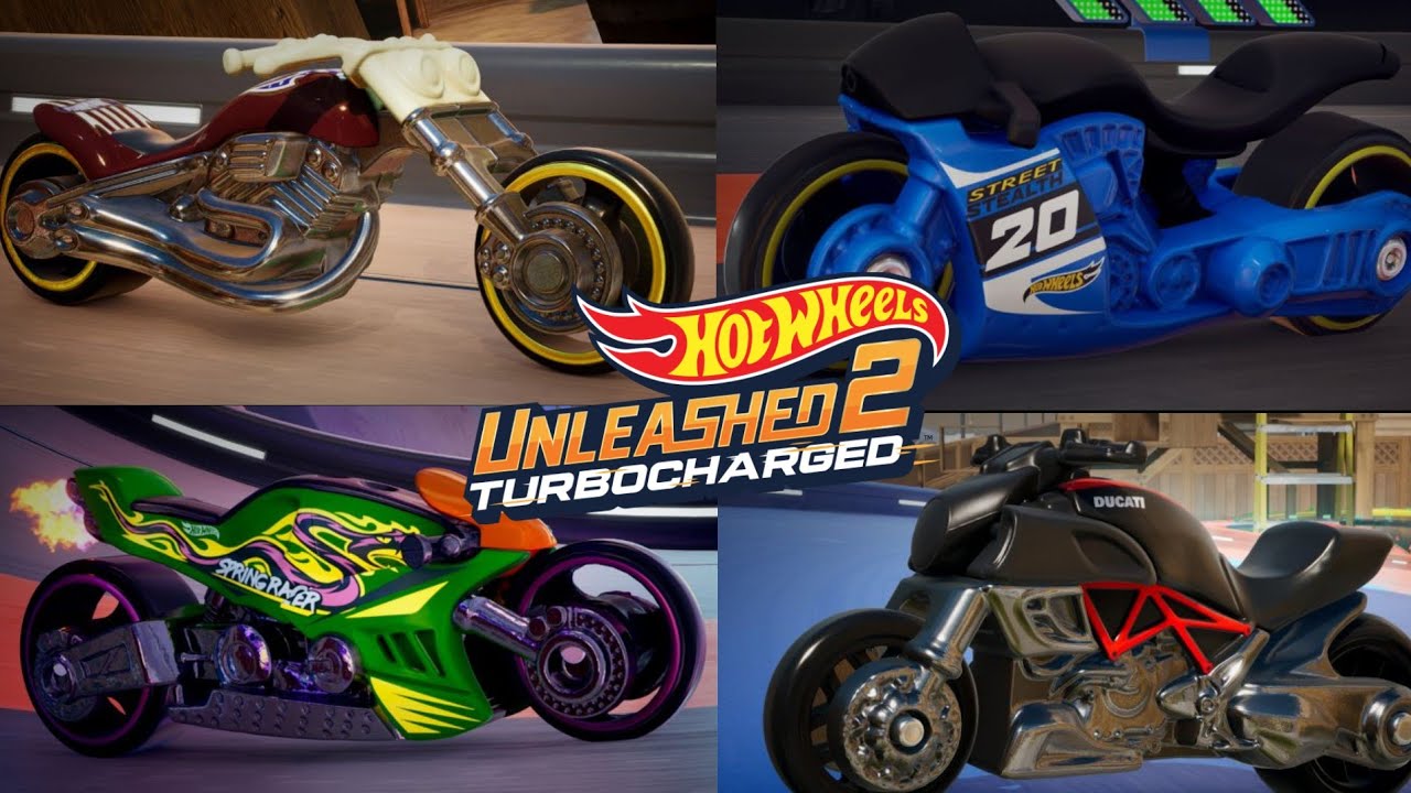 Hot Wheels Unleashed 2 Turbocharged All Motorcycle Type Vehicle Gameplay