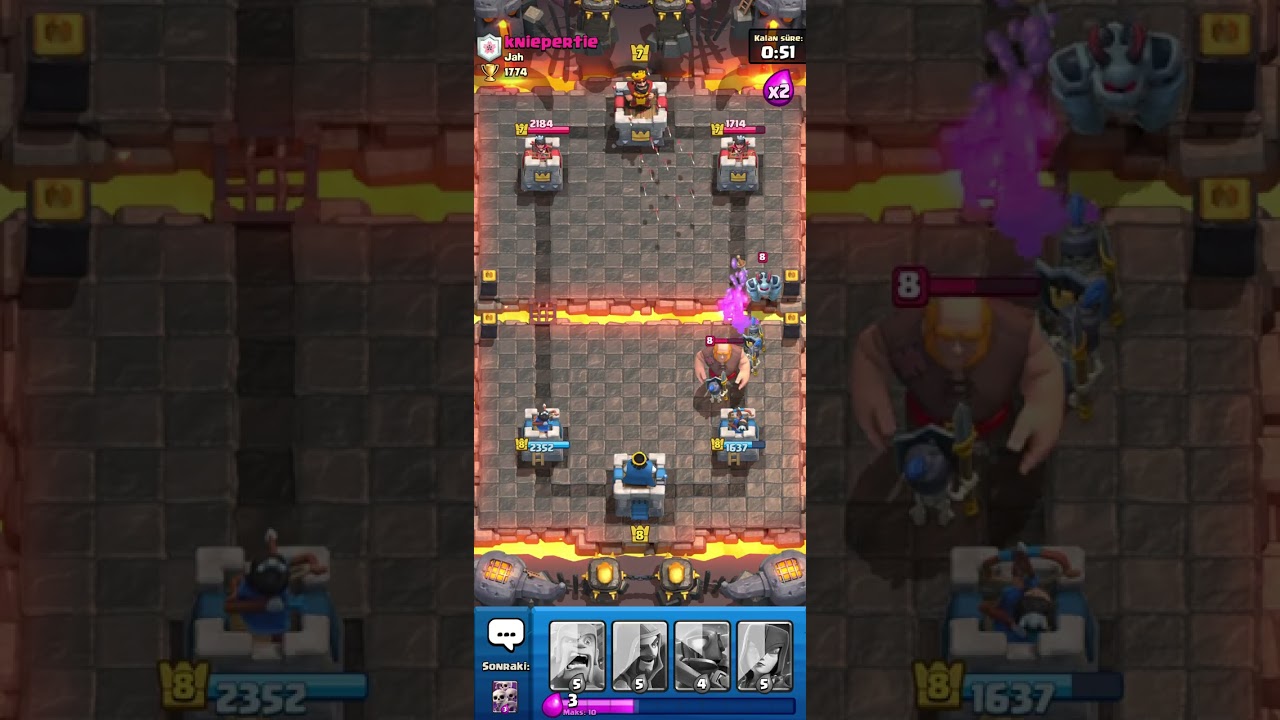 Şanssızlık Clash Royal