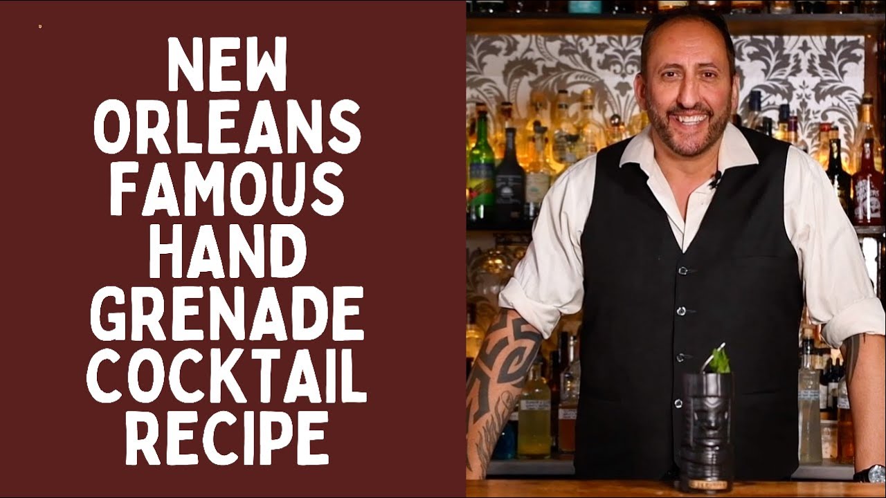 New Orleans Famous Hand Grenade Cocktail/ Let's Talk Drinks