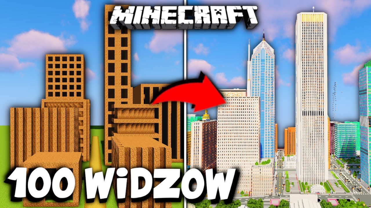 Dałem 100 WIDZOM godzinę na zbudowanie NAJWIĘKSZEGO WIEŻOWCA w HISTORII MINECRAFT! *rekord świata*