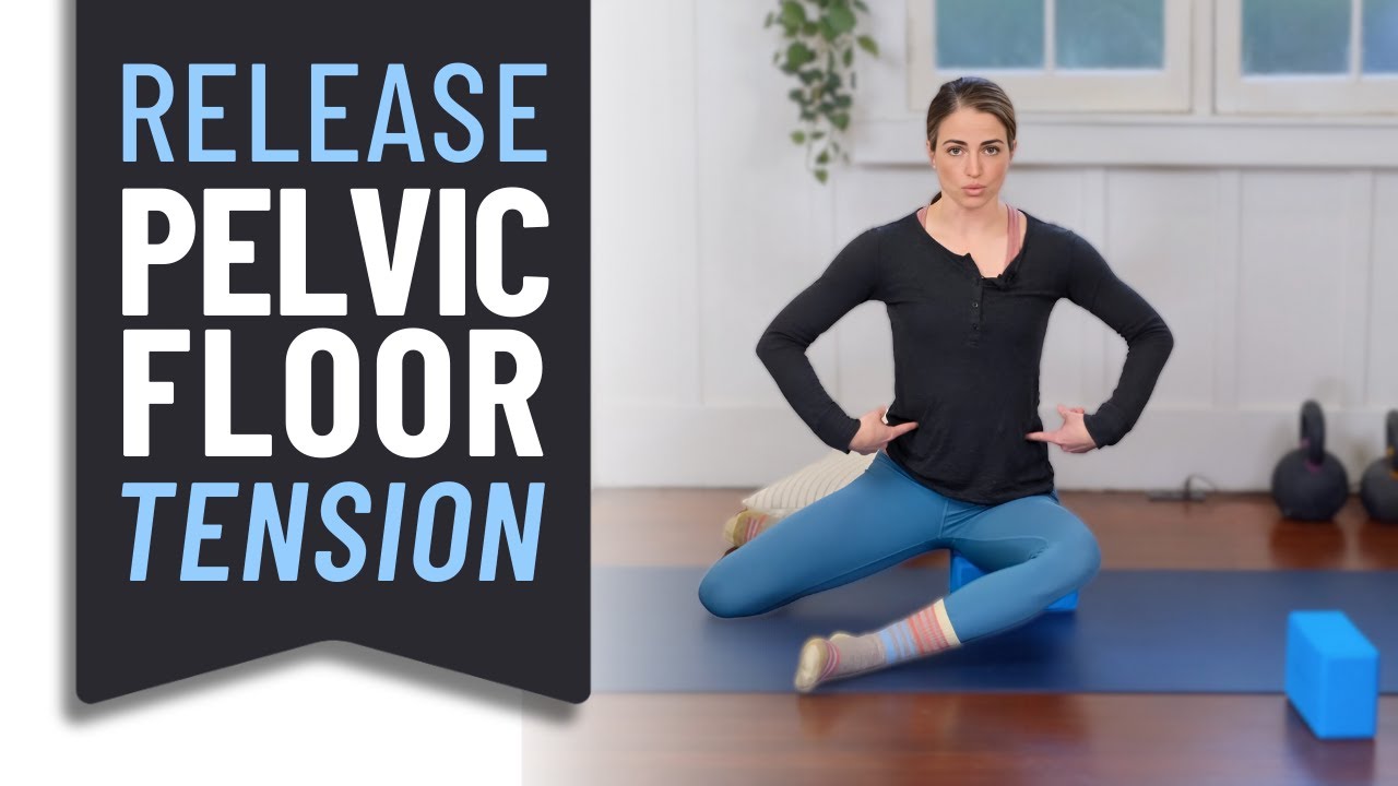 Pelvic Floor Relaxation Flow // Hip Openers, Ribcage & Diaphragm Work to Release Tension