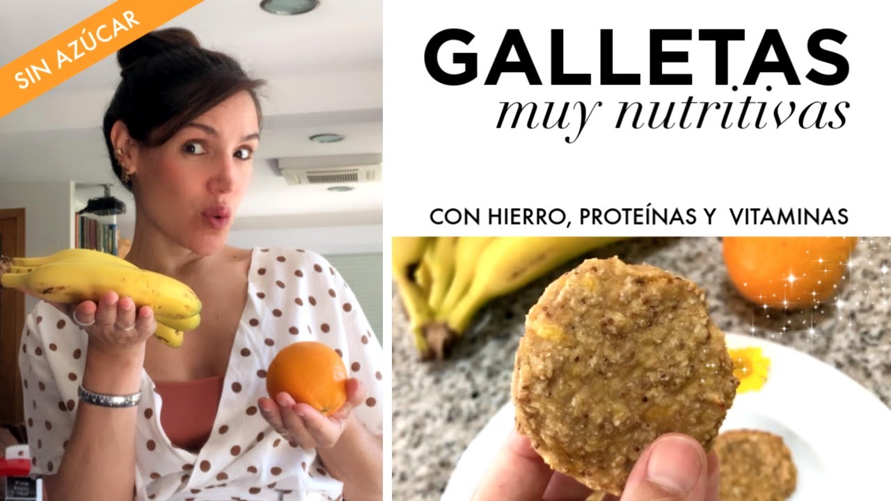 Galletas para niños que no comen con hierro, proteínas y vitaminas - Desayuno o merienda - 15 min