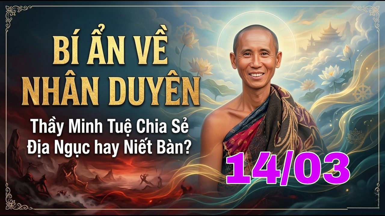 14/03 Thầy Minh Tuệ Chia Sẻ Bí Ẩn Về Nhân Duyên, Địa Ngục hay Niết Bàn?