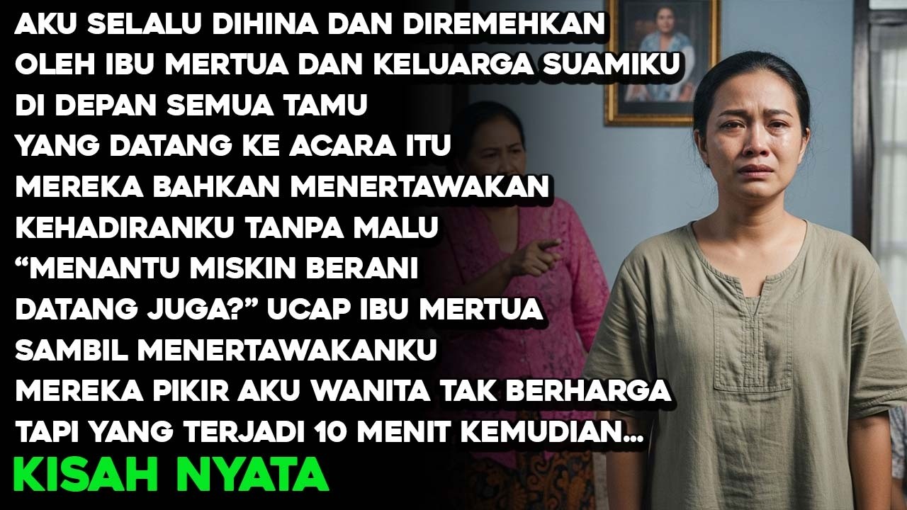 DIHINA HABIS-HABISAN OLEH MERTUA & KELUARGA SUAMI—10 MENIT KEMUDIAN MEREKA MENYESAL!