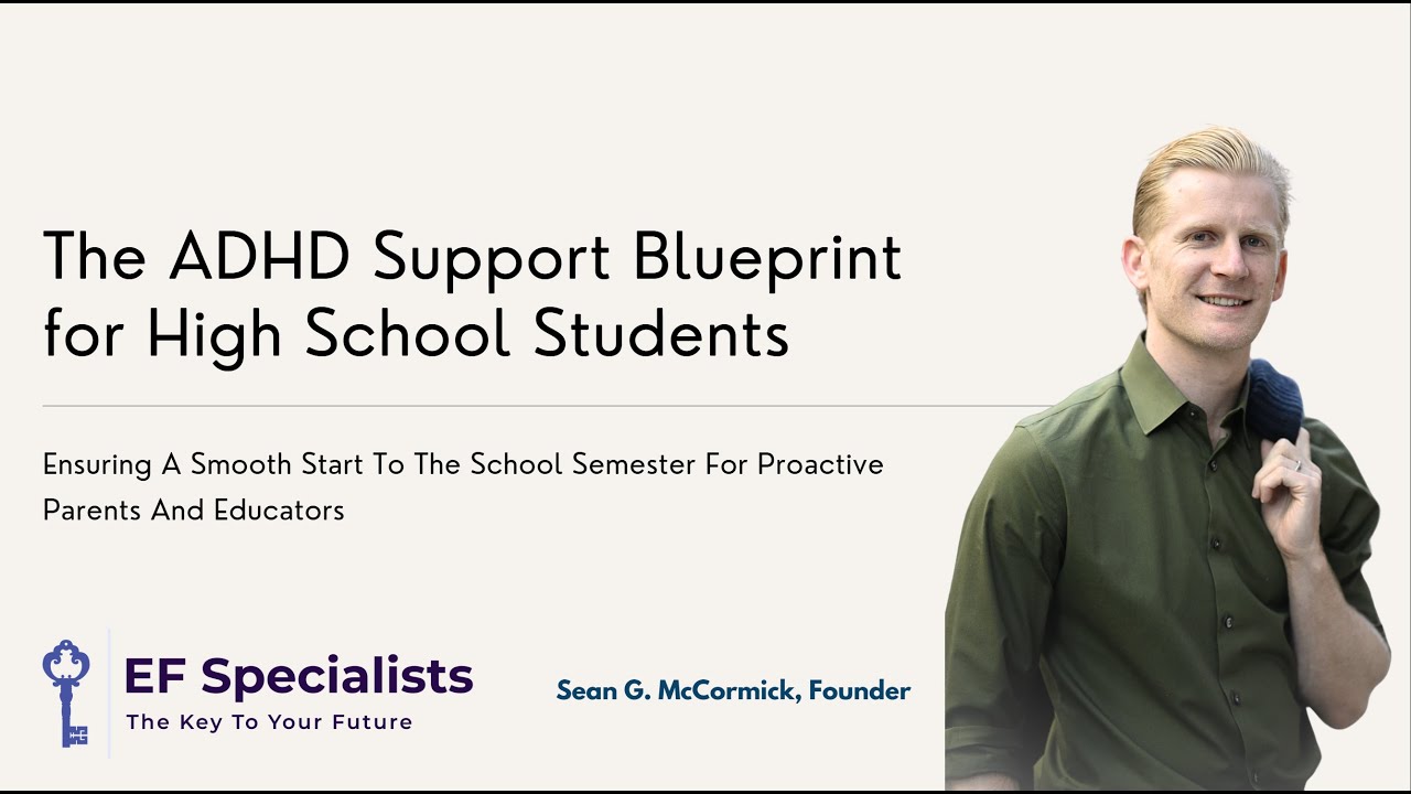 Creating a Blueprint for a Successful Semester for High School Students with Sean McCormick