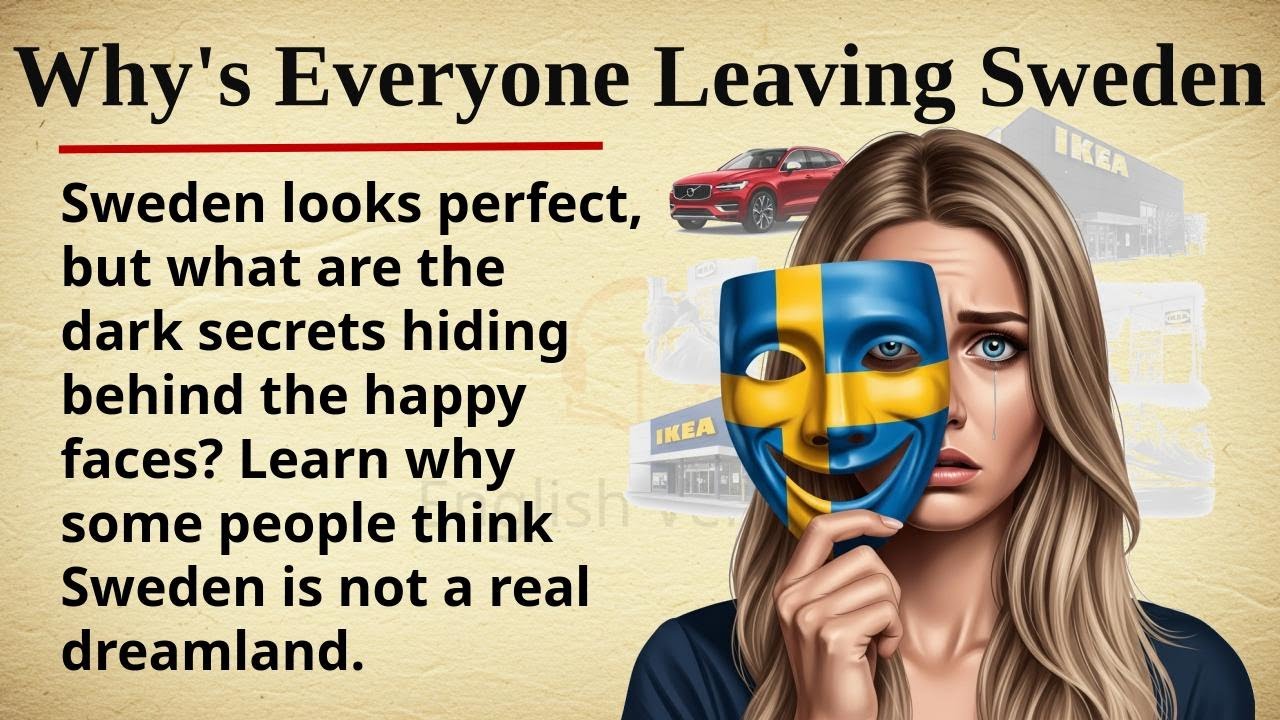 Why's Everyone Leaving Sweden? 🇸🇪✈️ Learn English Through Story Level 2 || Graded Reader 🎧