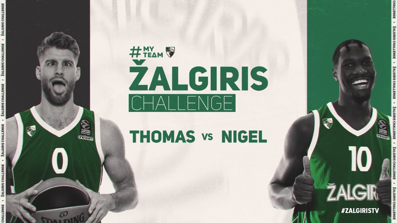 #ZalgirisChallenge. An entertaining test of Walkup and Hayes’ friendship