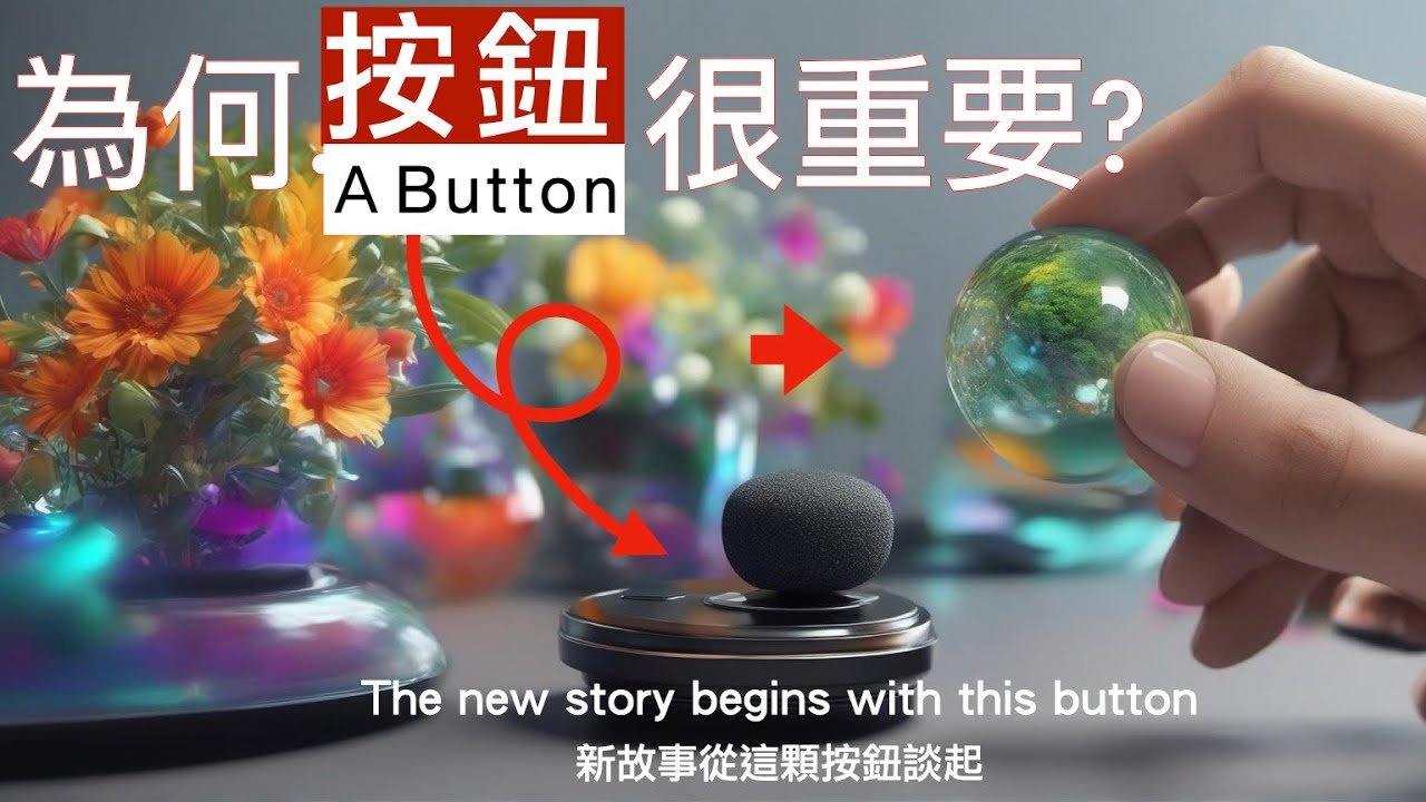 Game Engine + 3D World + Virtual-Real Integration: Part 1 - A Button | 遊戲引擎+3D世界+虛實整合首部曲：一顆按鈕