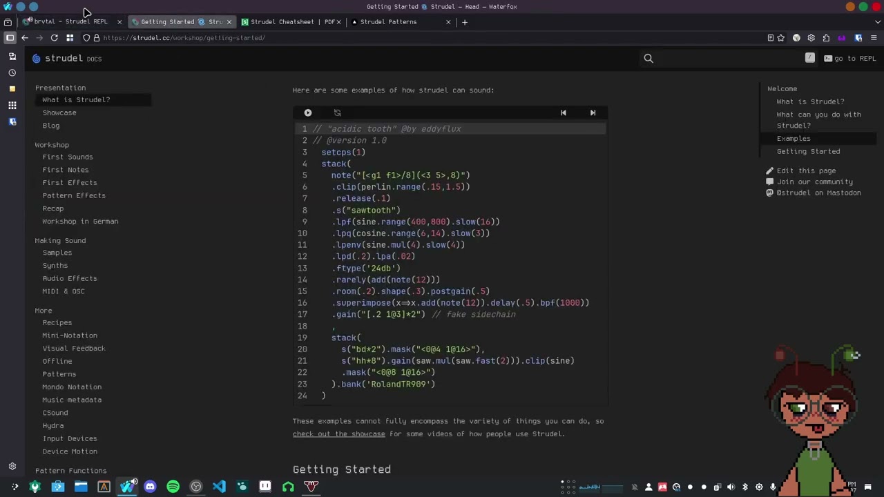 live coding hardstyle rave music in strudel (from scratch)