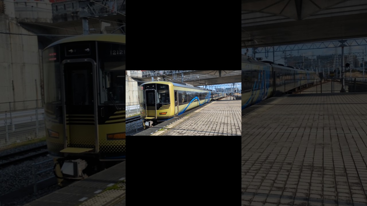 12000系特急泉北ライナー回送車　和泉中央駅に到着