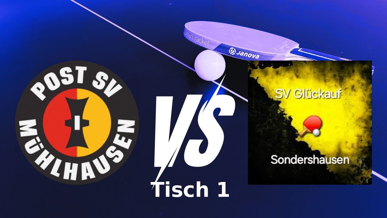 Post SV Mühlhausen V vs. SV Glückauf Sondershausen | Tisch 1