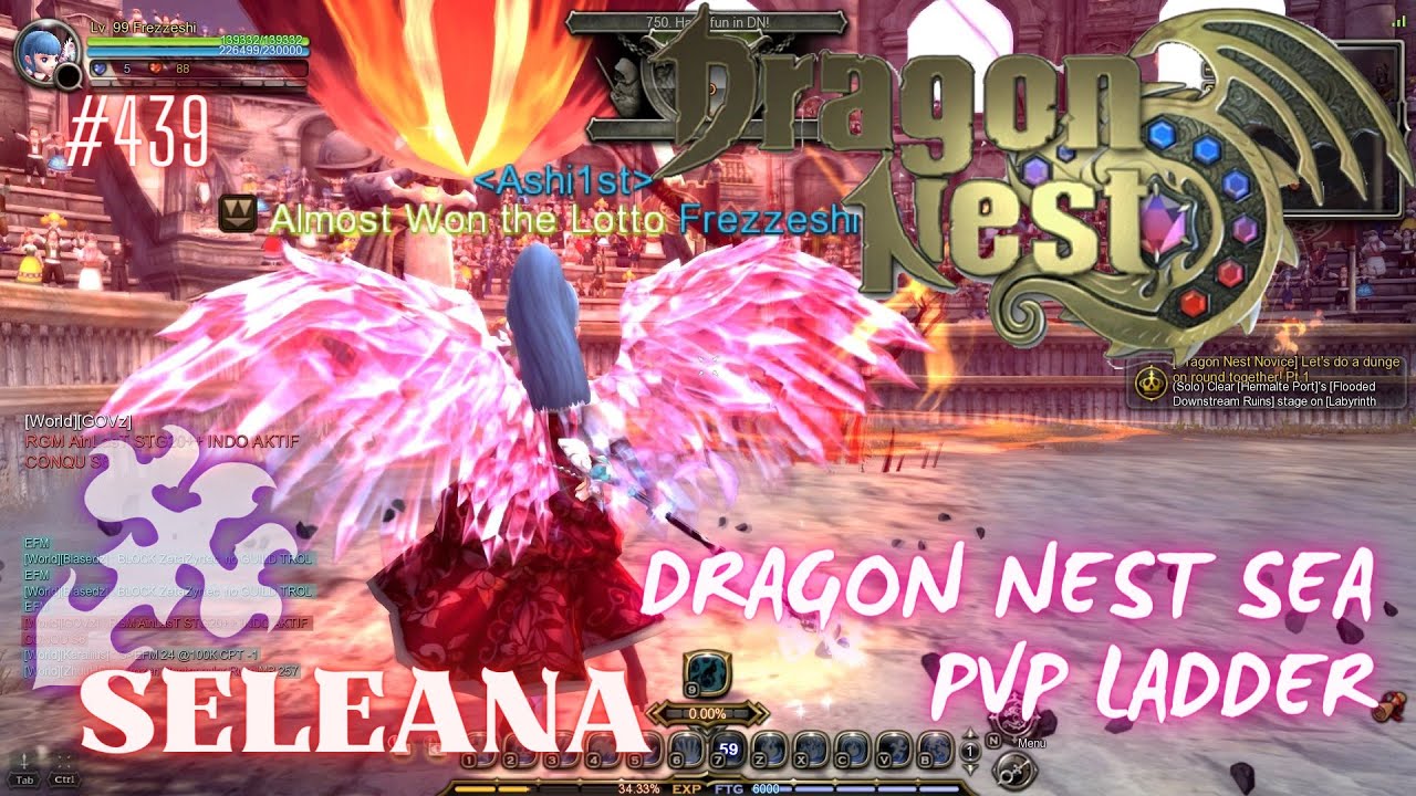 #439 Skill Flame Burst Still Become Best Damage for Selena ~ Dragon Nest SEA PVP Ladder