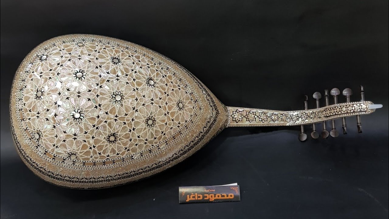 قلبي عشقها ل راغب علامه و تقاسيم نهاوند Oud بريشة مايكل انسي عود صناعة محمود داغر تسلسل(A600)