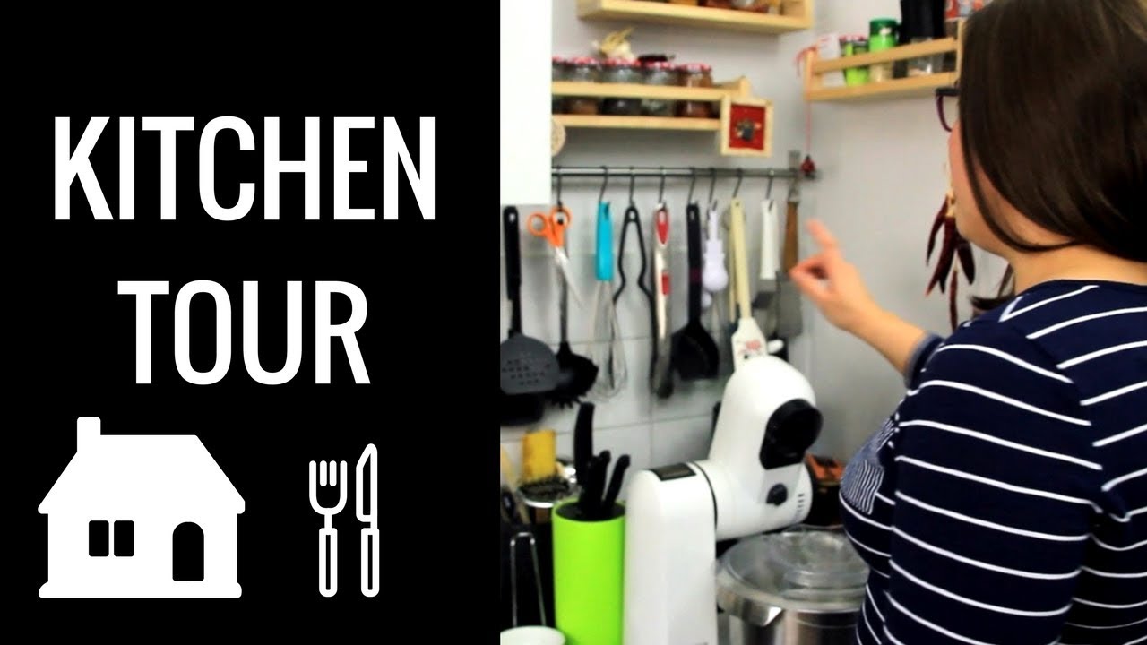 KITCHEN TOUR OR HOW TO ORGANIZE A SMALL KITCHEN + CHANNEL UPDATE | INTHEKITCHENWITHELISA