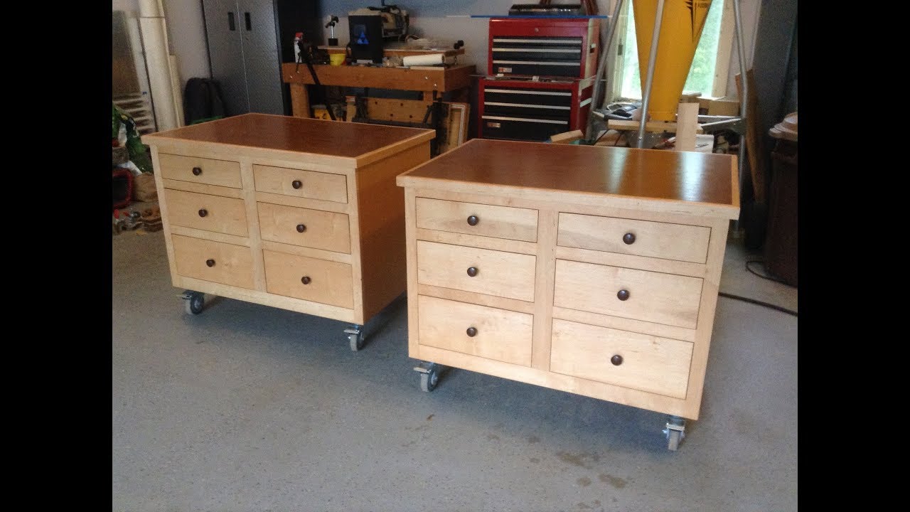 Heavy-Duty Mobile Cabinet/Tool Carts