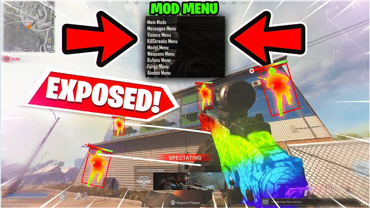 i SPECTATED and EXPOSED the #1 WORST WARZONE HACKER 🤣 (Anti Cheat New Update 2021)
