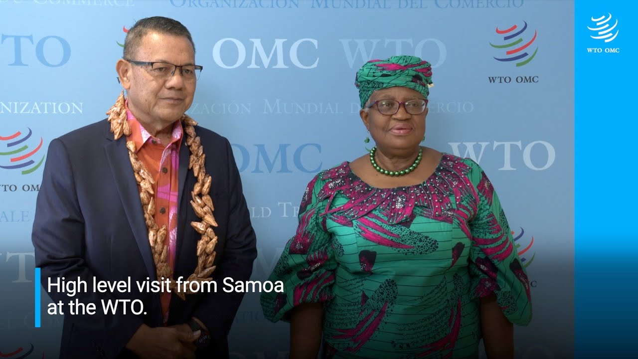 High-level visit from Samoa at the WTO