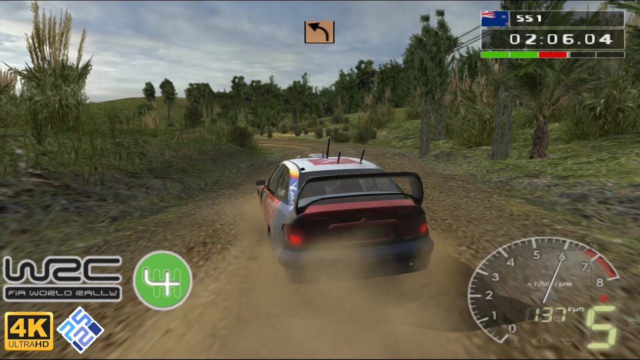 WRC 4 [PCSX2][4K] | Citroen Xara WRC | Rally New Zealand SS1