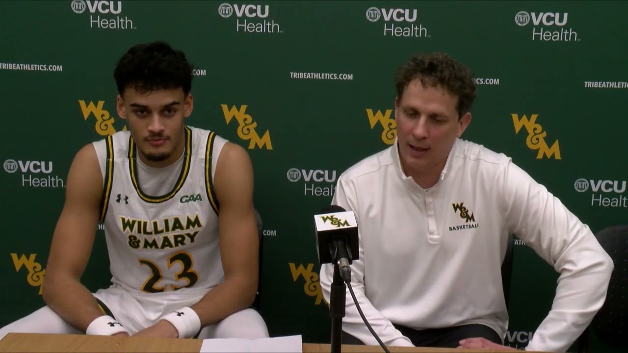 2025-26 William & Mary Men's Basketball Post Game Press Conference vs. Towson