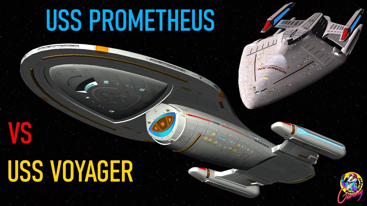Viewer Request - USS Voyager VS USS Prometheus - Both Ways - Star Trek Starship Battles