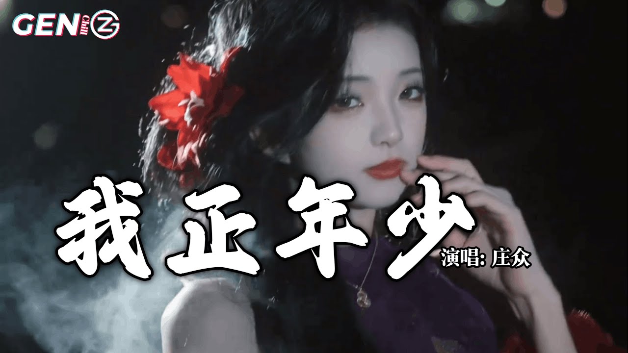 庄众 - 我正年少│Wo Zheng Nian Shao - Zhuang Zhong『月色洗过 老城墙，我拎酒壶 踏房梁，江湖像本 烂账本』【动态歌词MV】
