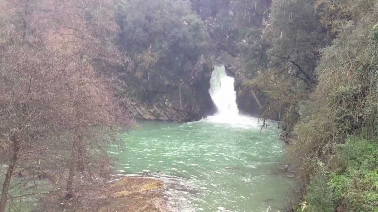 Cascata Maremanico sul Fiume Tanagro a Pertosa (SA)