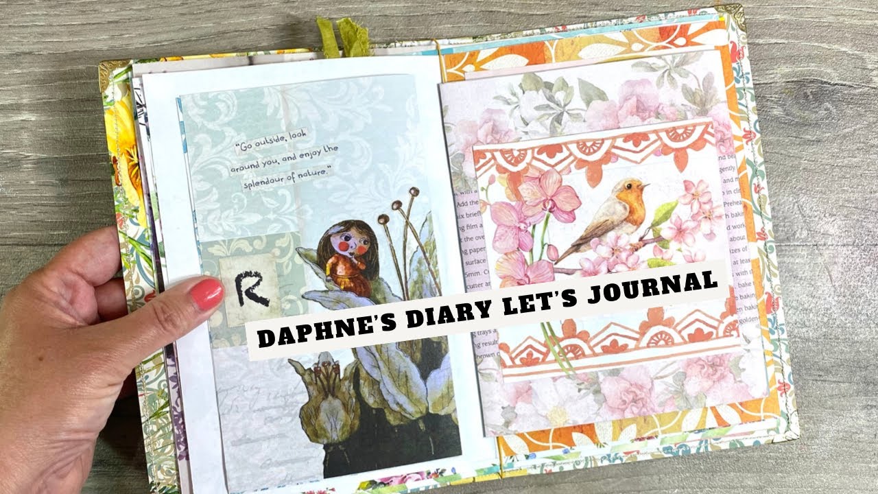 🌸 Daphne’s Diary - Junk Journal With Me 🌸