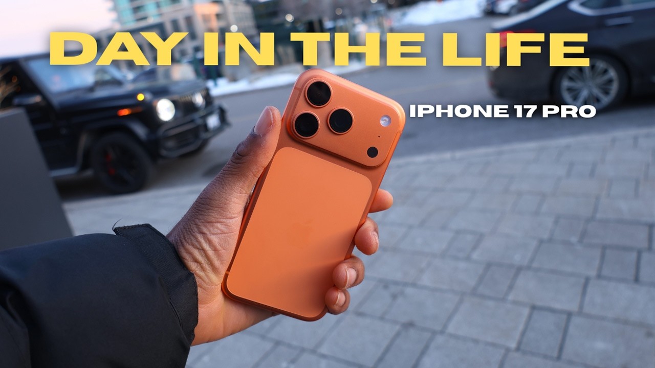 iPhone 17 Pro Real Day in the Life Review (Camera & Battery Test)