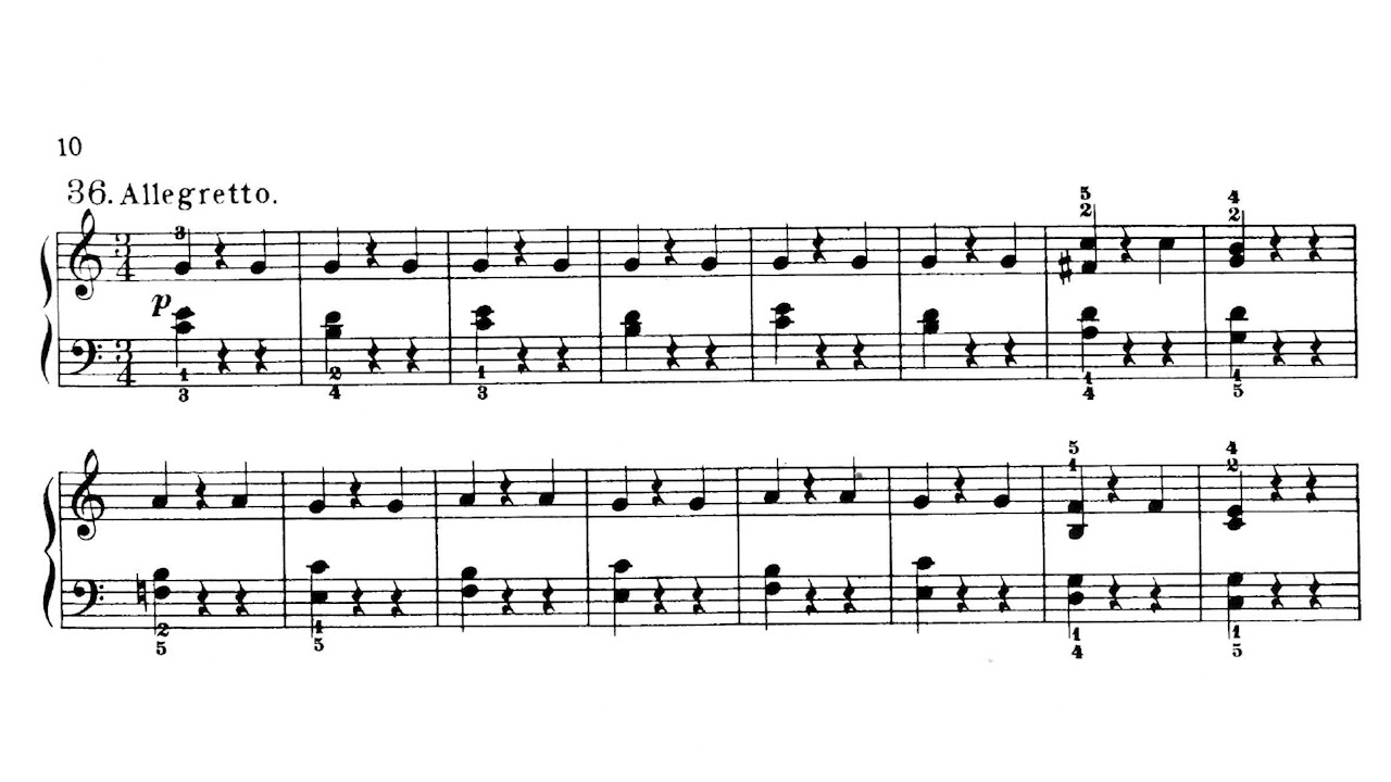 Cornelius Gurlitt - Op. 82 - No. 31 - 40