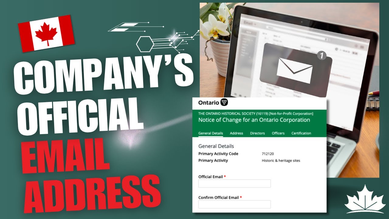 How to Change Your Corporation's Official Email Address in Canada