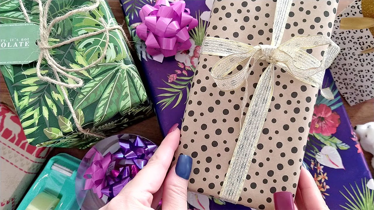 ASMR Wrapping Presents • 6 Gifts • No Talking