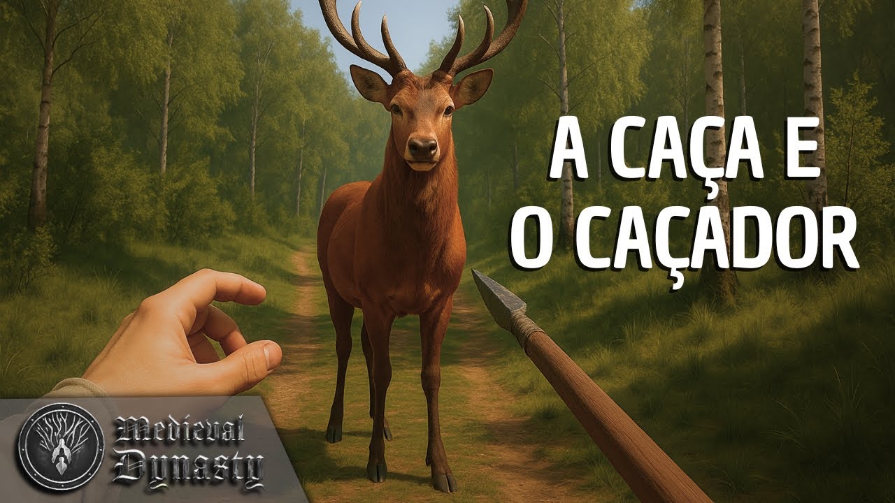Medieval Dynasty #3 Caçando e Explorando no Verão (Primeira Expedição na Floresta!) - Guia PT-BR