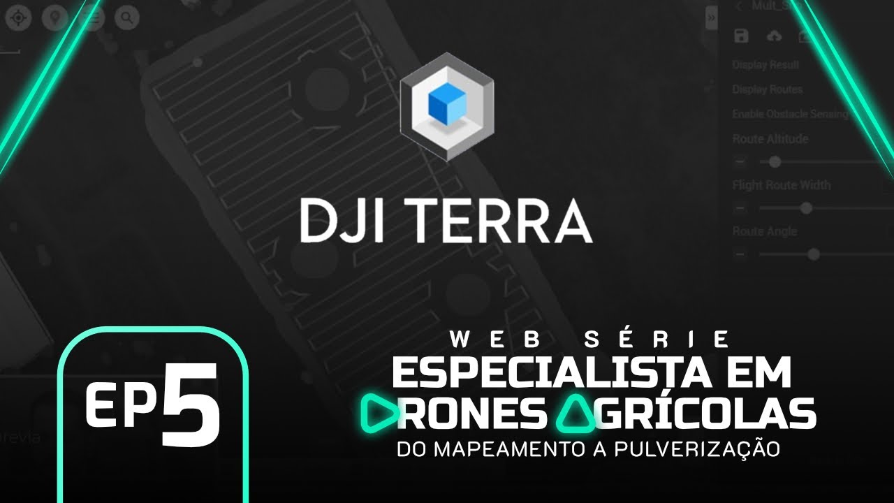 #EP5 - Processamento e fechamento de mapas de aplicação utilizando DJI TERRA