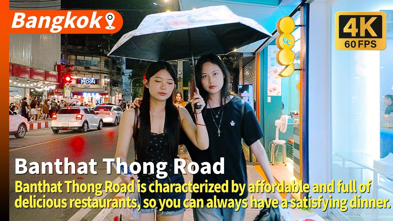 Banthat Thong rd, a street of cheap and always satisfying restaurants. Updated on May 28, 2025.(2/2)