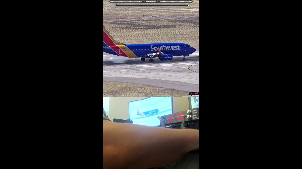 XP12 IXEG 737-300 KBUR➡️KDEN Vatsim (Portrait)