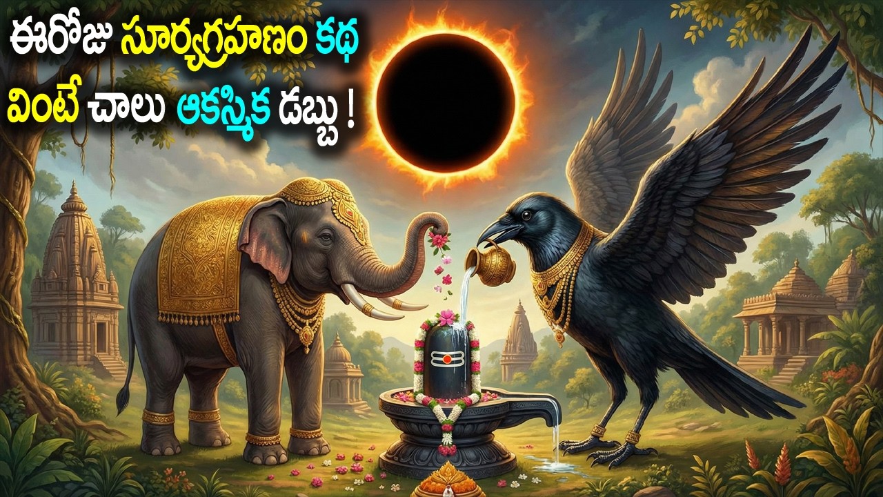 ఈరోజు సూర్యగ్రహణం కథ వింటే చాలు ఆకస్మిక డబ్బు || #maghaamavasya #katha #suryagrahan