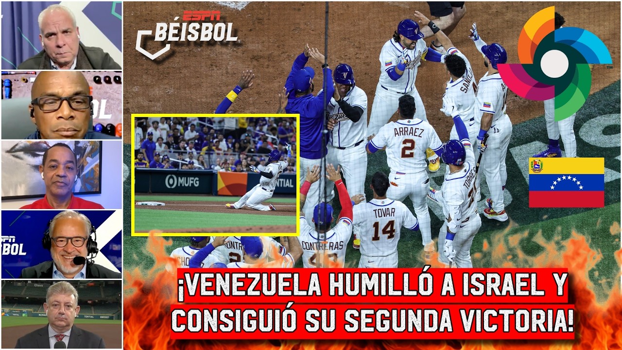 VENEZUELA SACÓ el AREPA POWER con 2 JONRONES DE LUIS ARRÁEZ vs ISRAEL en el CLÁSICO | ESPN Beisbol