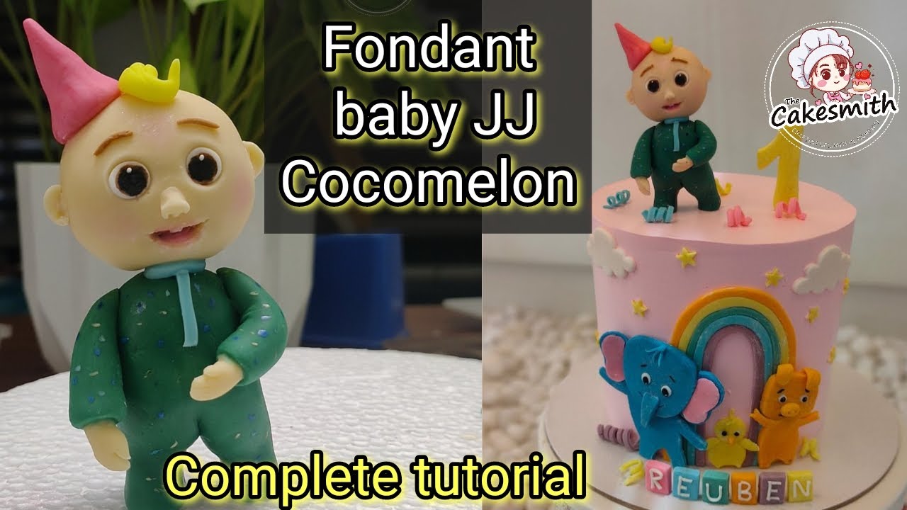 💚COCO MELON JJ💚 Cake topper tutorial in Malayalam 