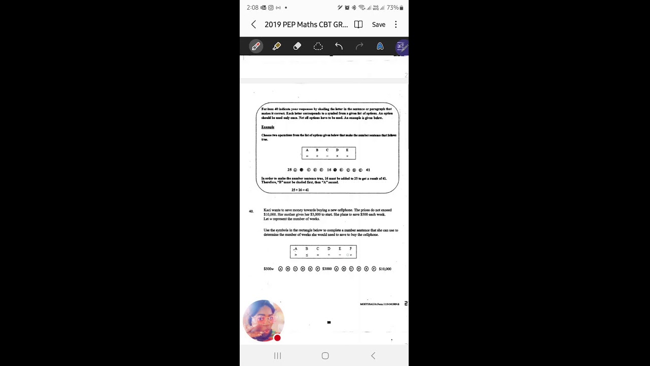 2019 CBT Past Paper Questions & Answers 16 to 40