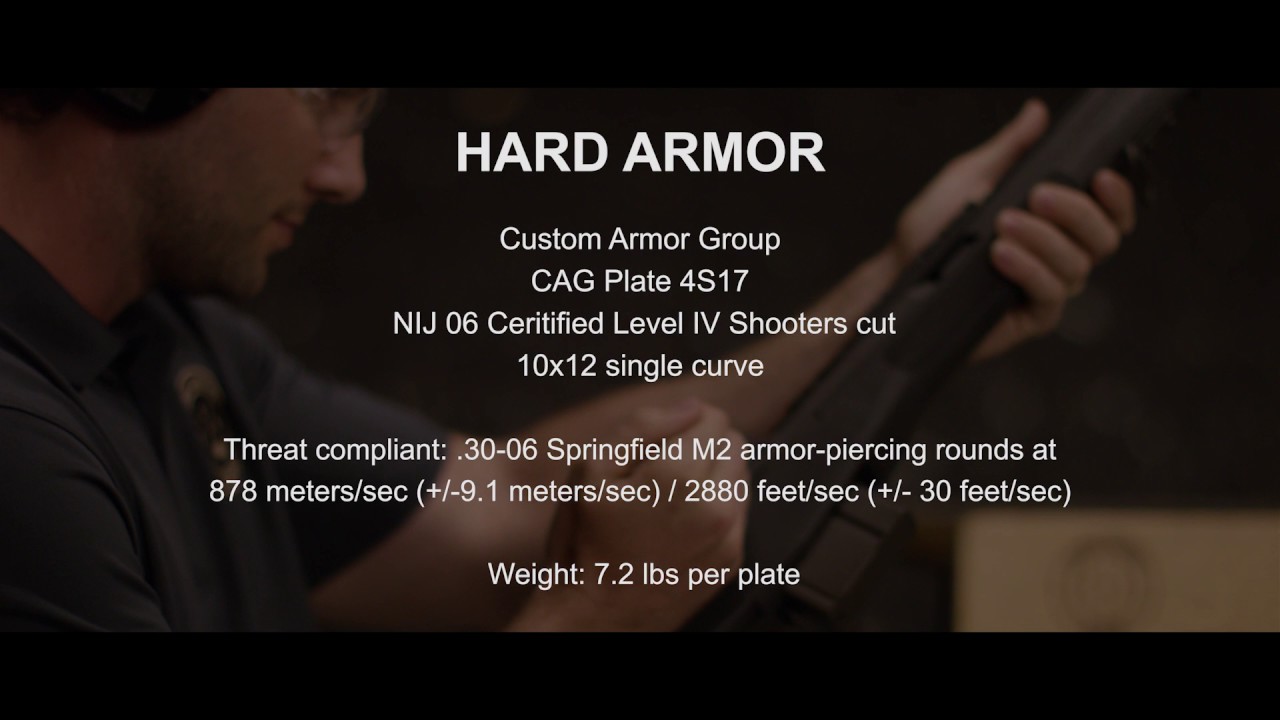 CAG4S17 Level IV Stand Alone Hard Armor Plates