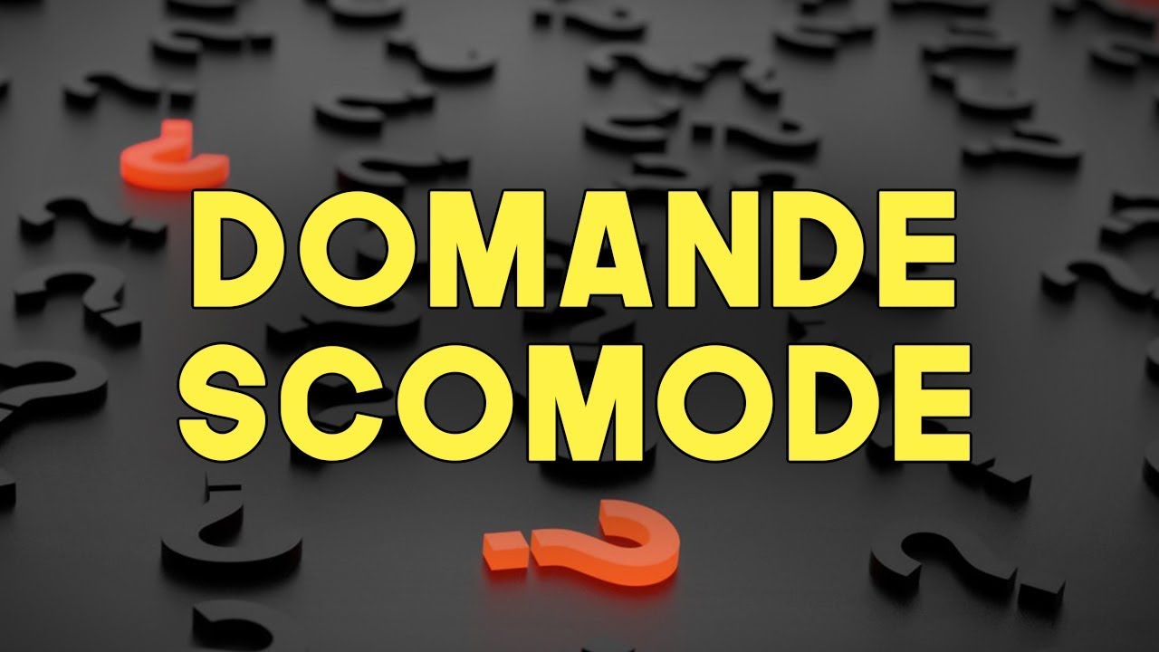 DOMANDE SCOMODE...
