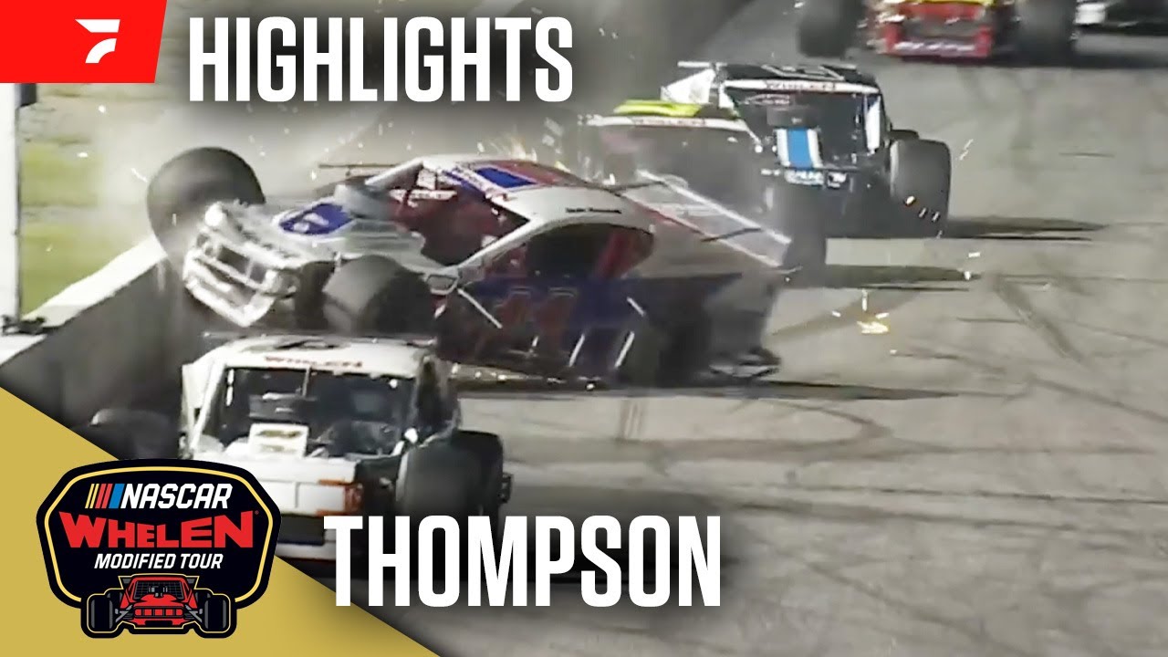 NASCAR Whelen Modified Tour At Thompson Speedway 8/6/25 | HIGHLIGHTS