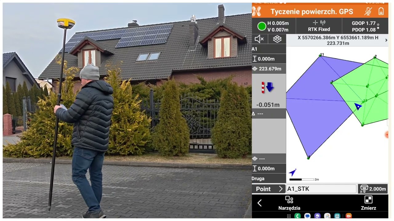 Tworzenie NMT z pomiaru GNSS