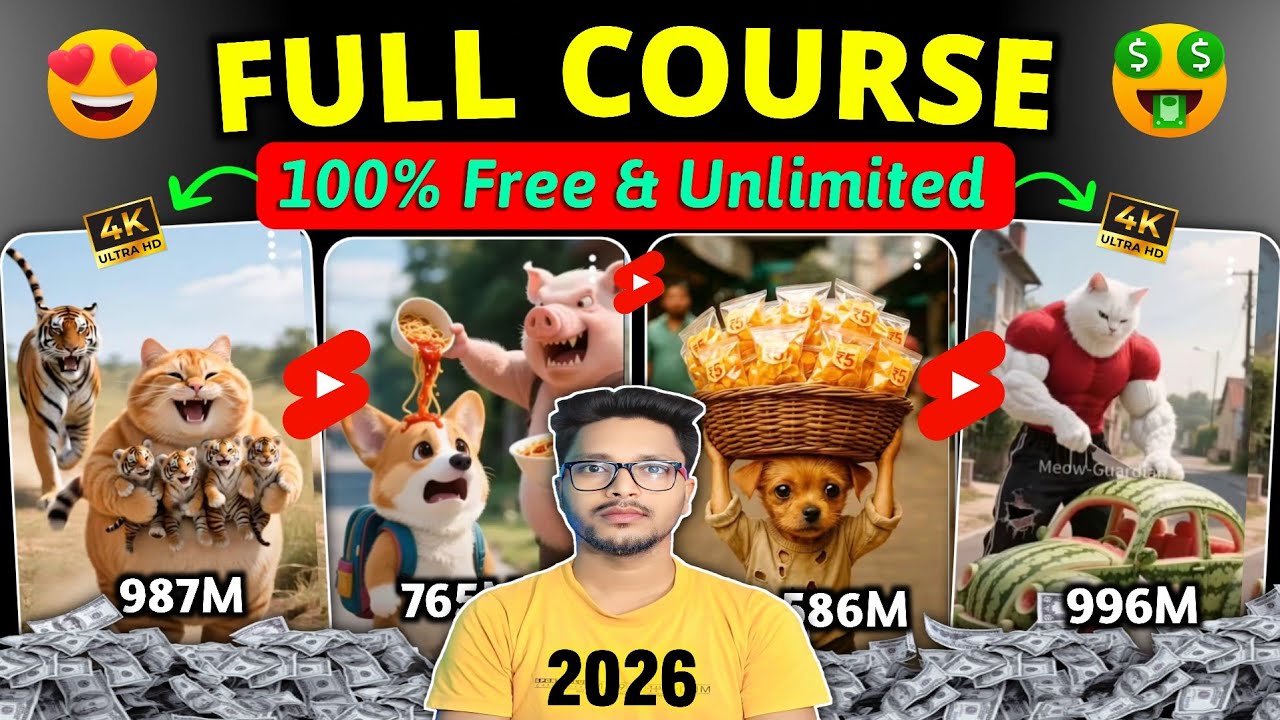 📈( Full Course )| ai se video kaise banaye free | ai cat video kaise banaye | text to video ai free