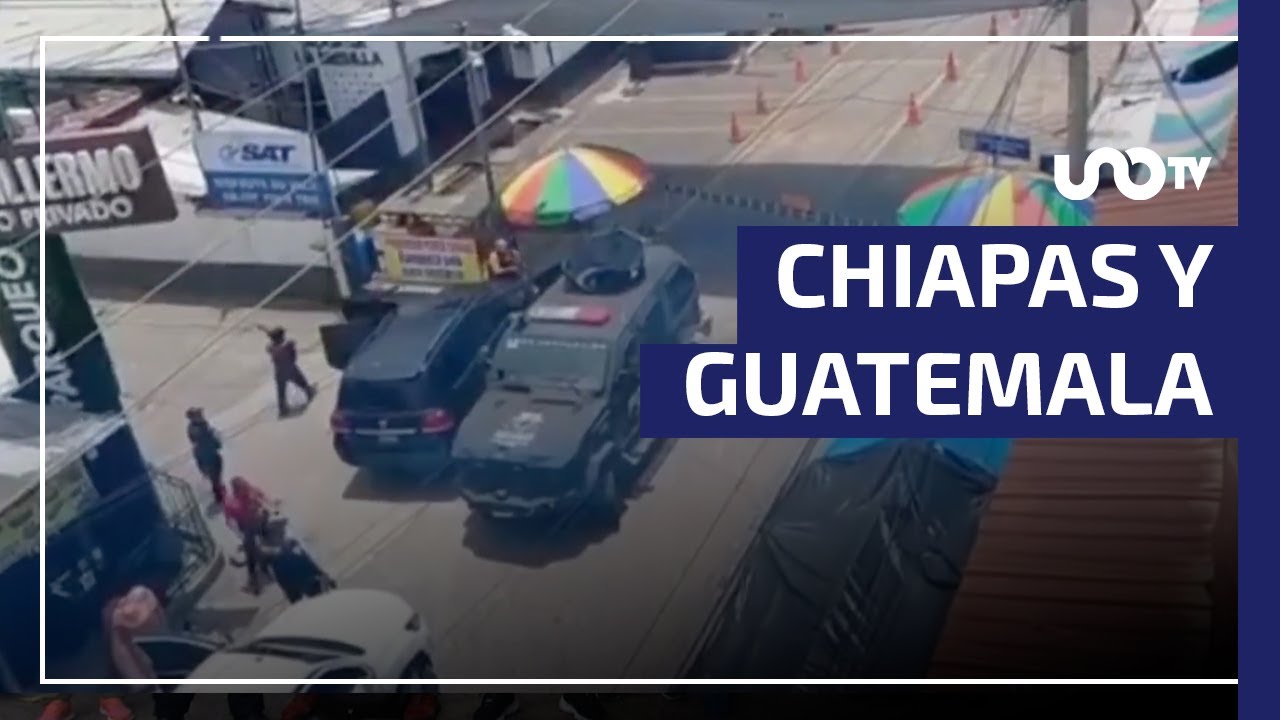 Chiapas acusa a autoridades de Guatemala con nexos con grupos criminales.