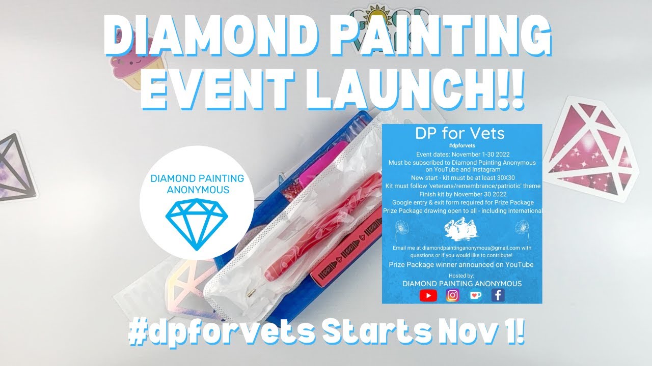 Diamond Painting Event | #dpforvets Launches Nov 1!!!