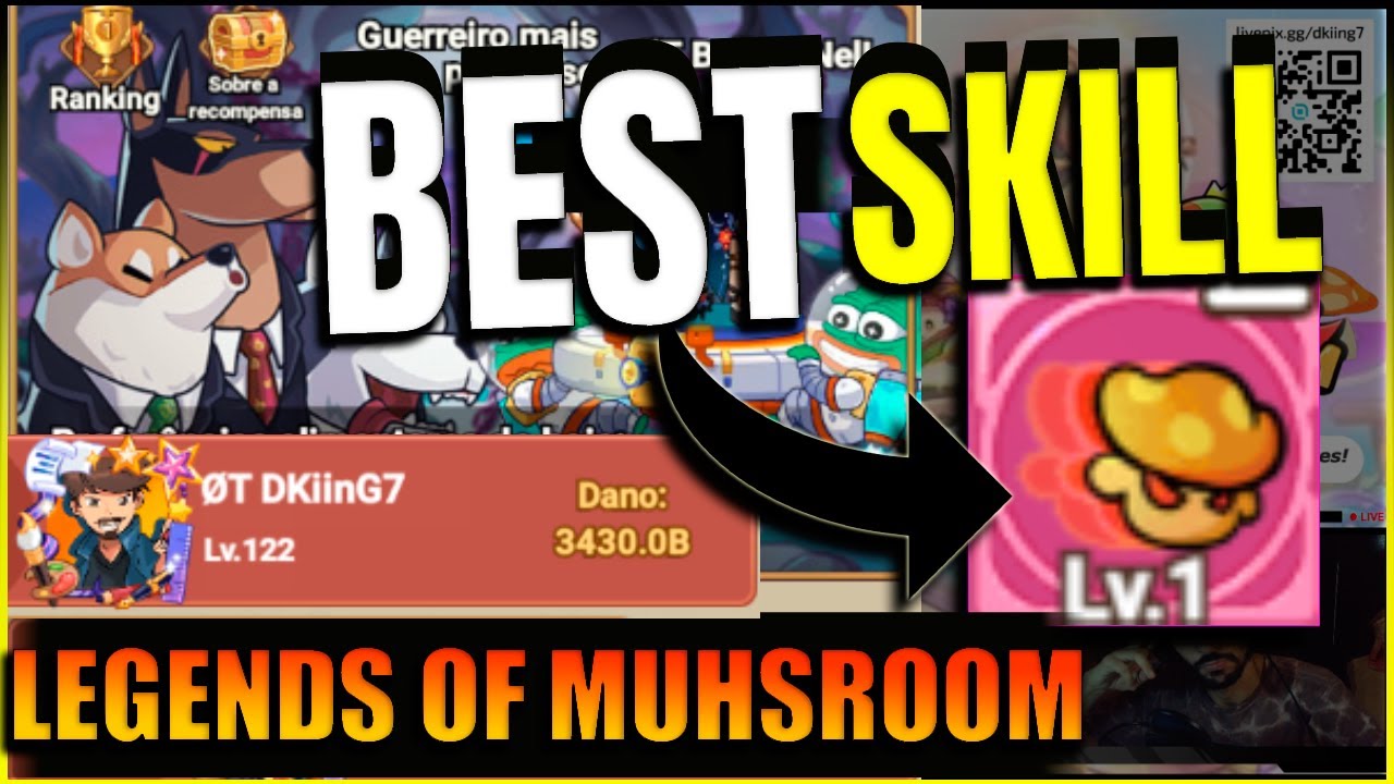 MELHOR HABILIDADE DE TODAS | Legends of Mushroom | FAZ TODA A DIFERENÇA!